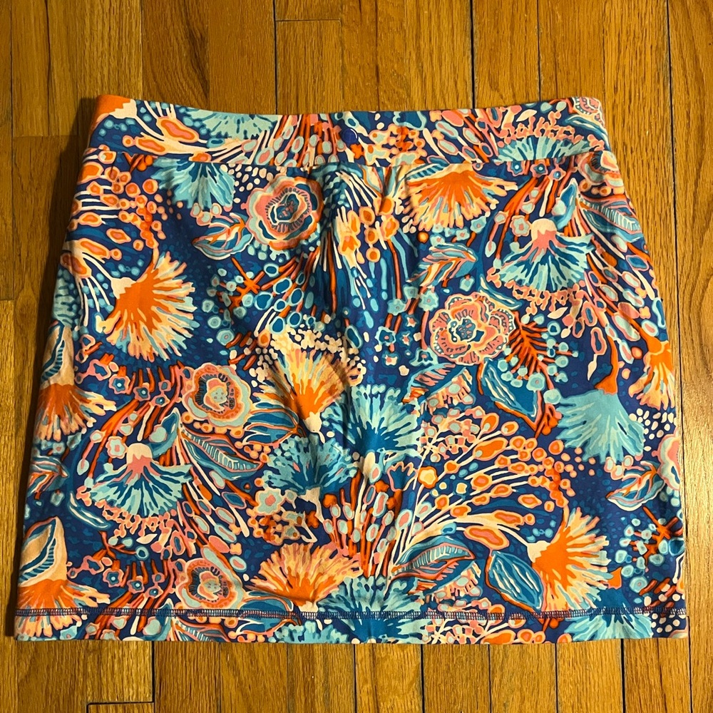 Talbots Watercolor Floral Skort